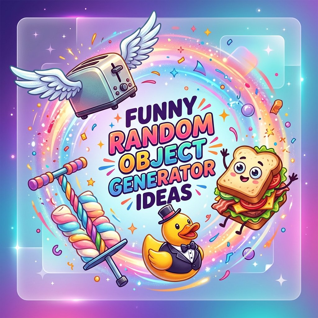 A wacky collection of funny random objects